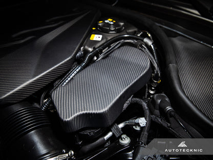 AutoTecknic Pre-Preg Carbon Engine Cover Extension Set - G90/ G99 M5