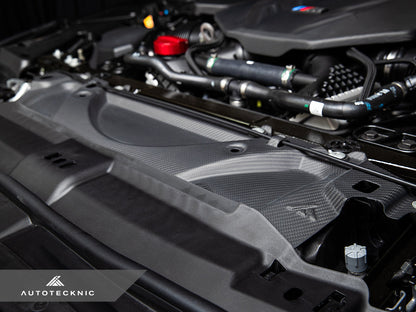 AutoTecknic Dry Carbon Fiber Crosslink Cooling Shroud - G90/ G99 M5