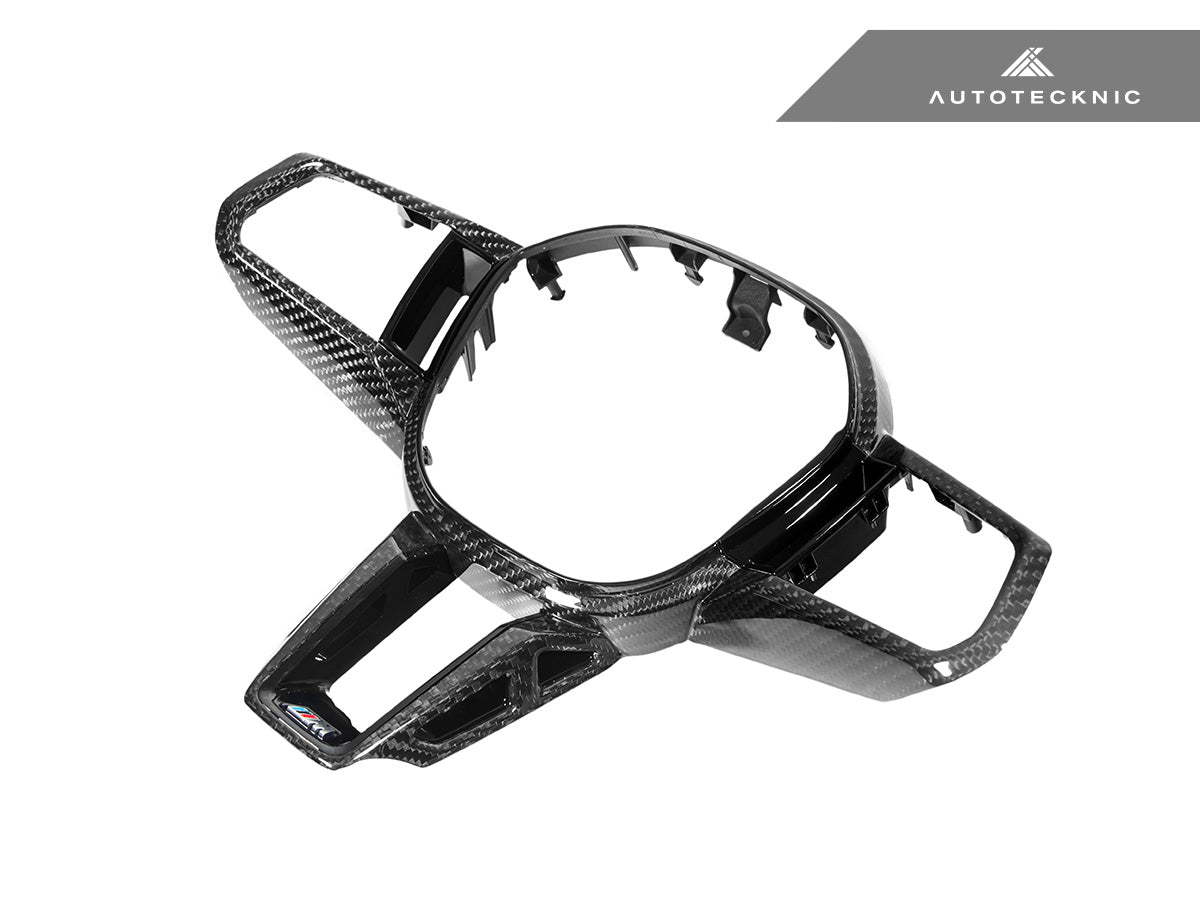 AutoTecknic Carbon Fiber Steering Wheel Trim - G45 X3 M-Sport