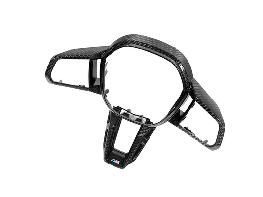 AutoTecknic Carbon Fiber Steering Wheel Trim - G45 X3 M-Sport
