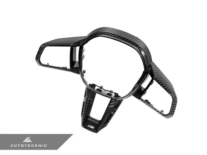 AutoTecknic Carbon Fiber Steering Wheel Trim - G60/ G61 5-Series