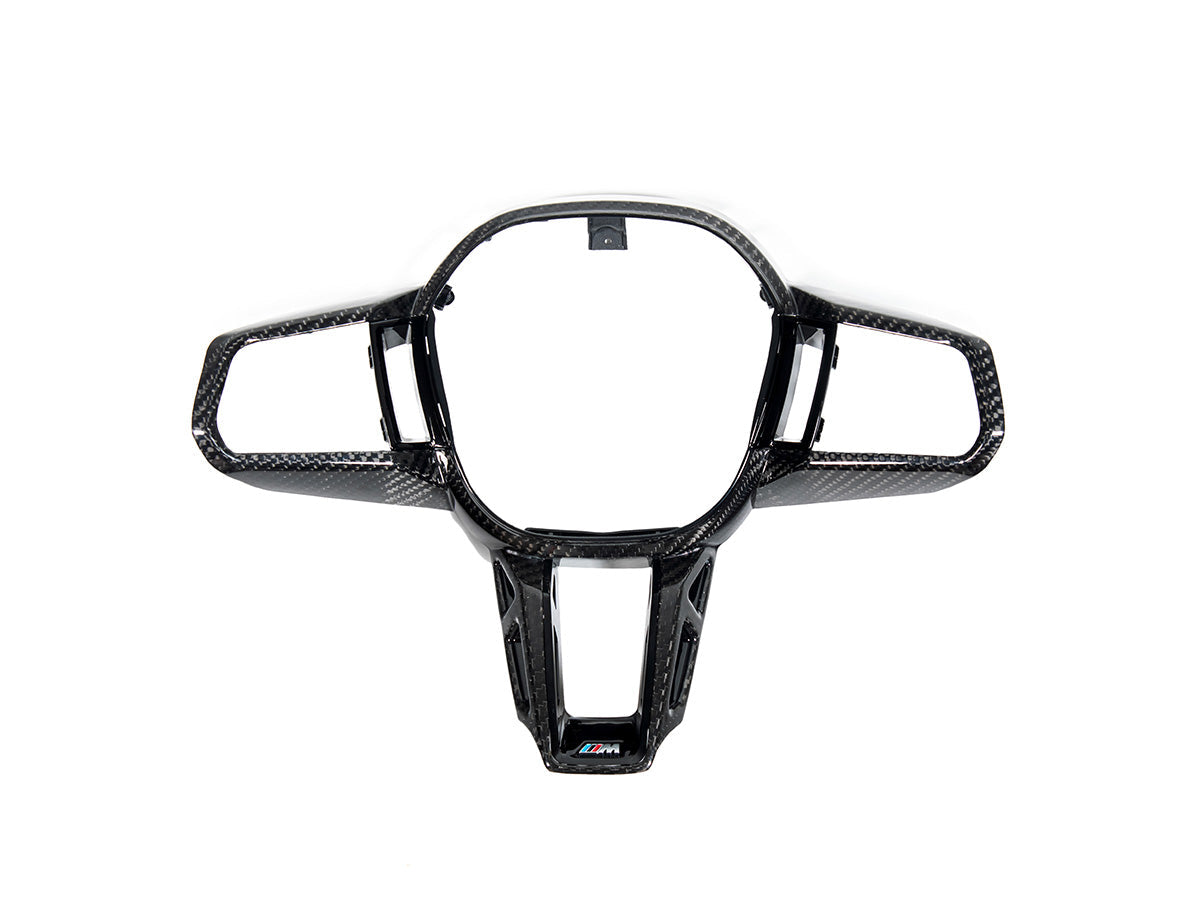 AutoTecknic Carbon Fiber Steering Wheel Trim - G90/ G99 M5