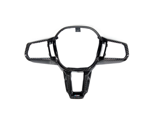 AutoTecknic Carbon Fiber Steering Wheel Trim - G90/ G99 M5