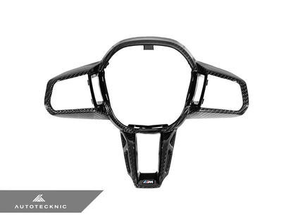 AutoTecknic Carbon Fiber Steering Wheel Trim - G45 X3 M-Sport