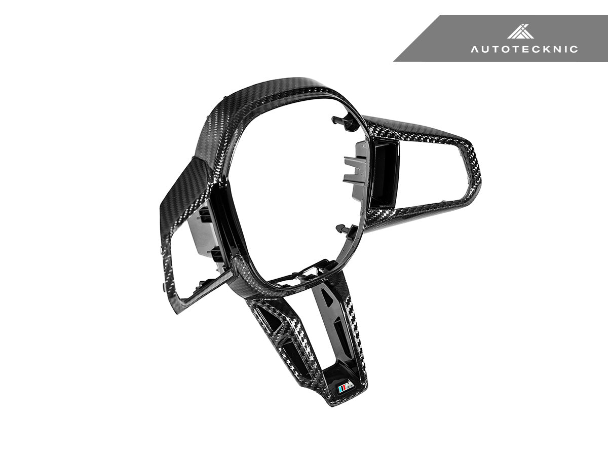 AutoTecknic Carbon Fiber Steering Wheel Trim - G60/ G61 5-Series