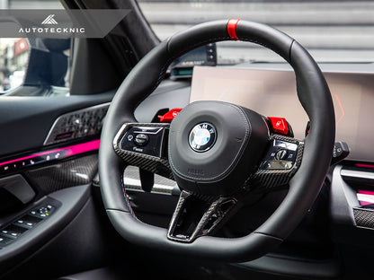 AutoTecknic Carbon Fiber Steering Wheel Trim - G90/ G99 M5