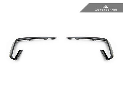 AutoTecknic Carbon Fiber Front Bumper Trim Set - G01 X3 | G02 X4 M40I Pre-LCI