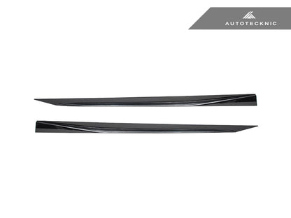 AutoTecknic Dry Carbon Fiber V2 Side Skirt Extension Set - G90/ G99 M5