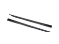 AutoTecknic Dry Carbon Fiber V2 Side Skirt Extension Set - G90/ G99 M5