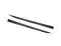 AutoTecknic Dry Carbon Fiber V2 Side Skirt Extension Set - G90/ G99 M5