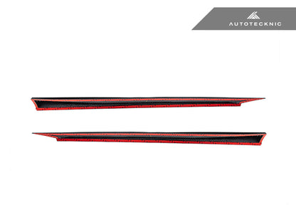 AutoTecknic Dry Carbon Fiber V2 Side Skirt Extension Set - G90/ G99 M5