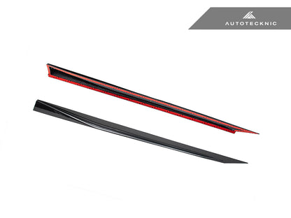 AutoTecknic Dry Carbon Fiber V2 Side Skirt Extension Set - G90/ G99 M5