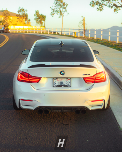 Horizon Motorsport CS V2 Dry Carbon Fiber Trunk Lip / Spoiler BMW F82 M4