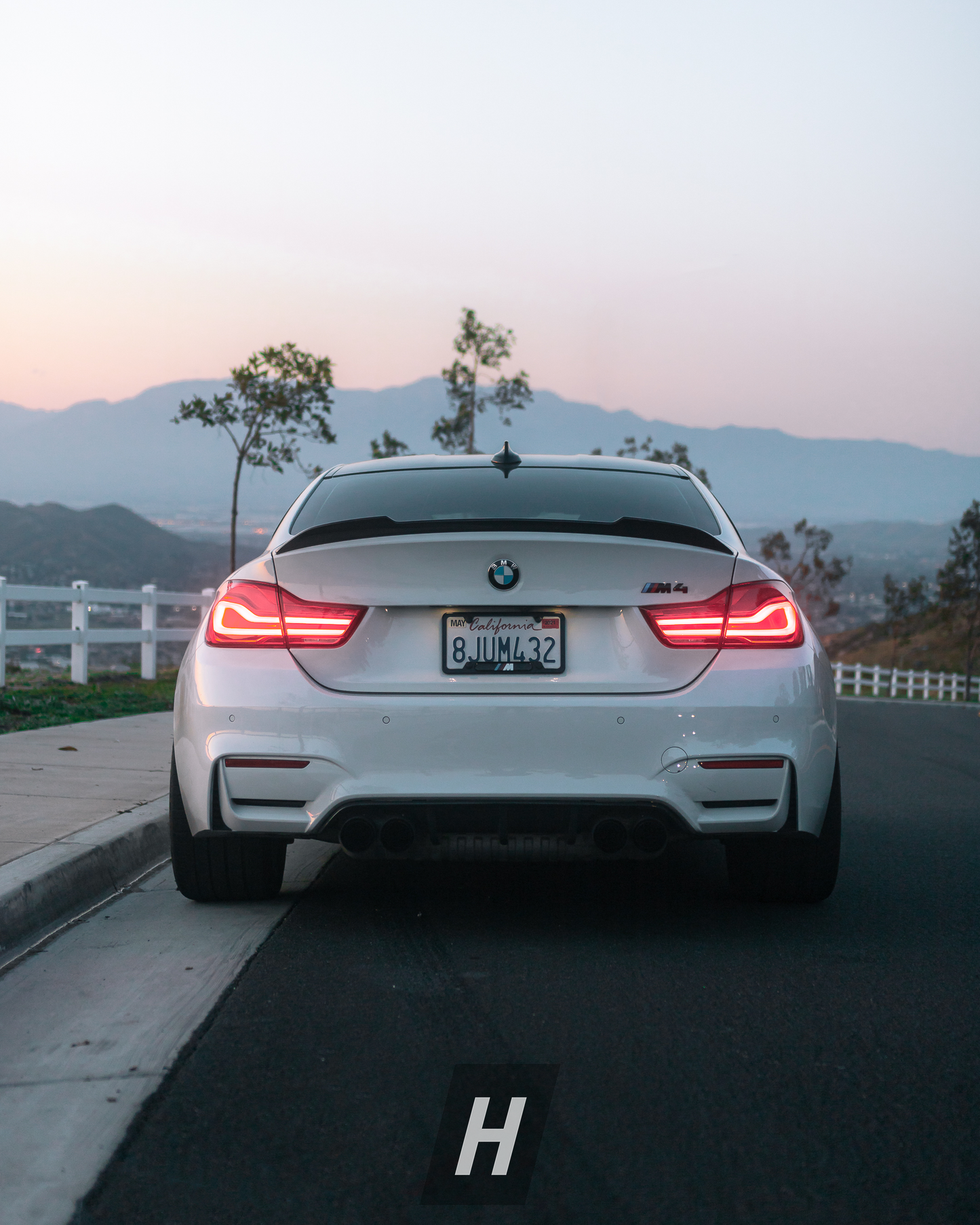 Horizon Motorsport CS V2 Dry Carbon Fiber Trunk Lip / Spoiler BMW F82 M4