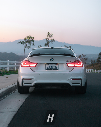 Horizon Motorsport CS V2 Dry Carbon Fiber Trunk Lip / Spoiler BMW F82 M4