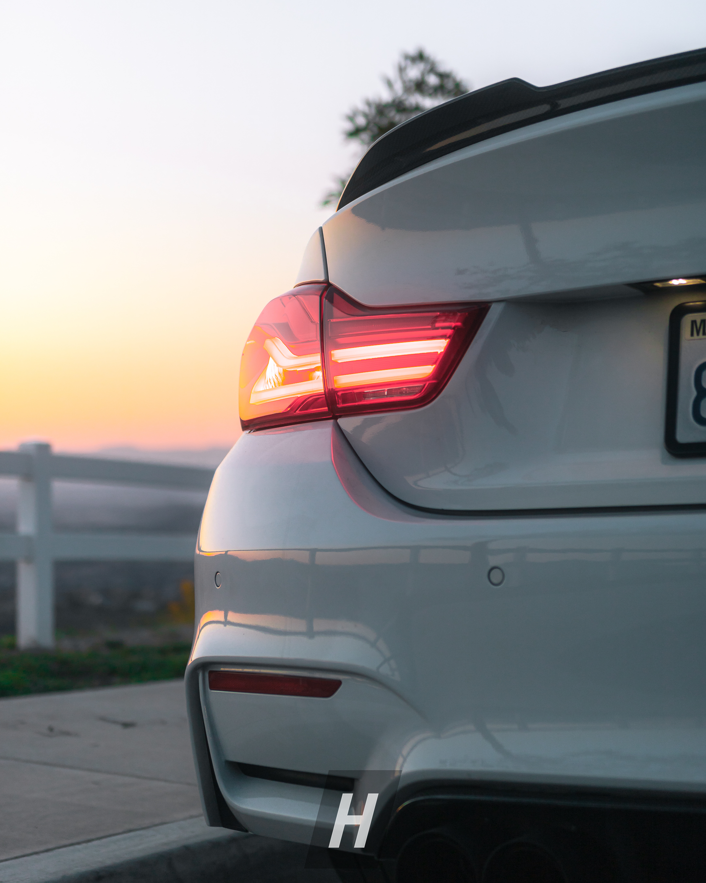 Horizon Motorsport CS V2 Dry Carbon Fiber Trunk Lip / Spoiler BMW F82 M4