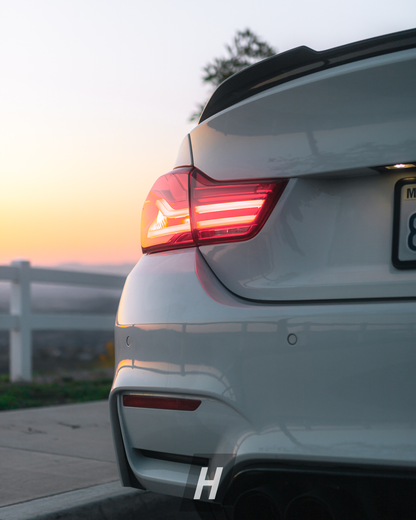 Horizon Motorsport CS V2 Dry Carbon Fiber Trunk Lip / Spoiler BMW F82 M4