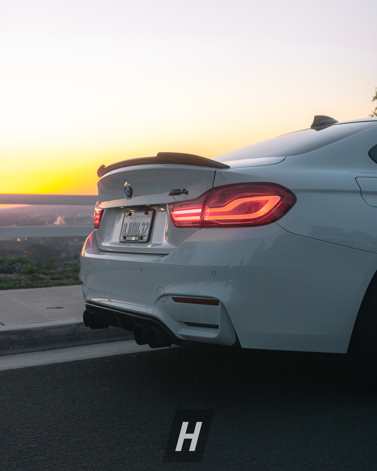 Horizon Motorsport CS V2 Dry Carbon Fiber Trunk Lip / Spoiler BMW F82 M4