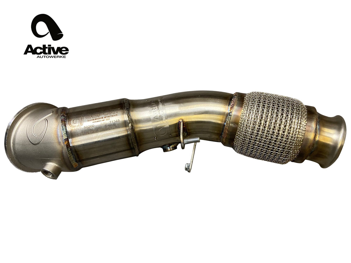 Active Autowerke Toyota Supra MKV A91 2.0 B46 GESI Catted Downpipe