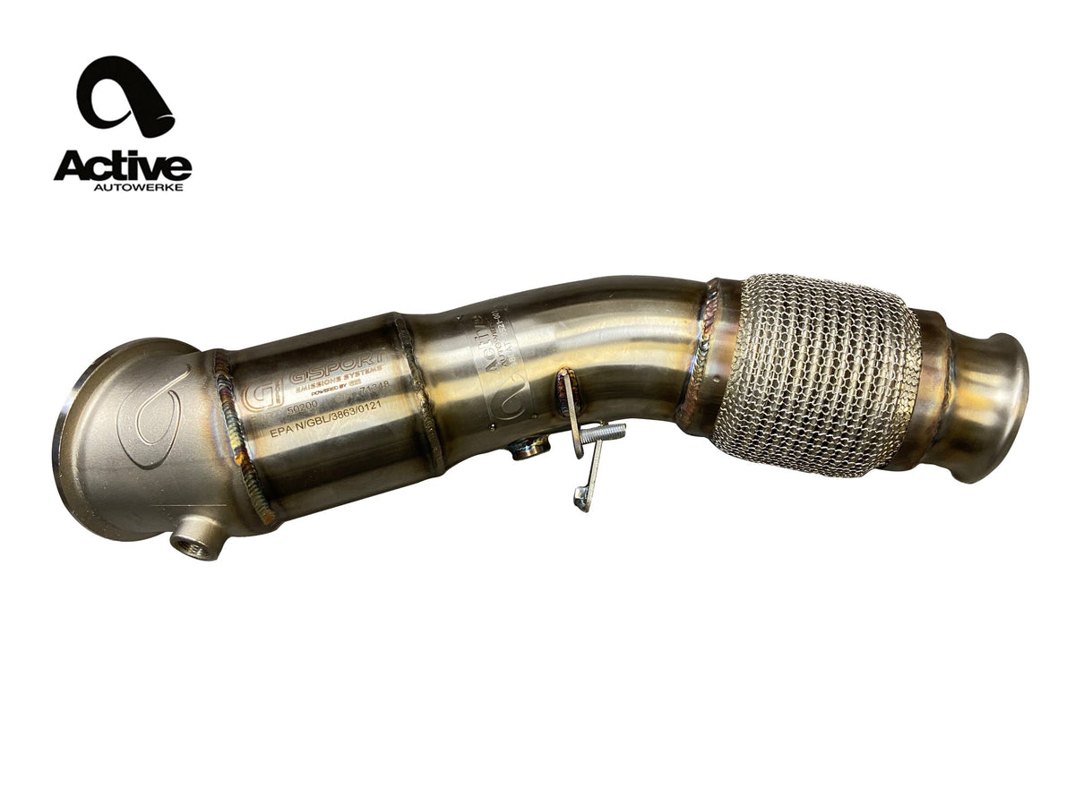 Active Autowerke Toyota Supra MKV A91 2.0 B46 GESI Catted Downpipe