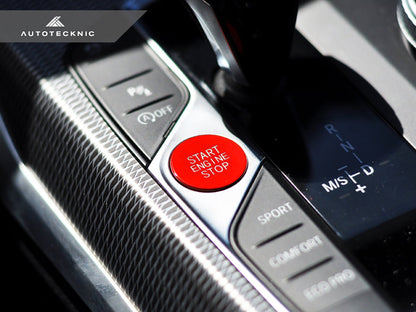 AutoTecknic Red Start Stop Button - G05 X5 | G06 X6 | G07 X7