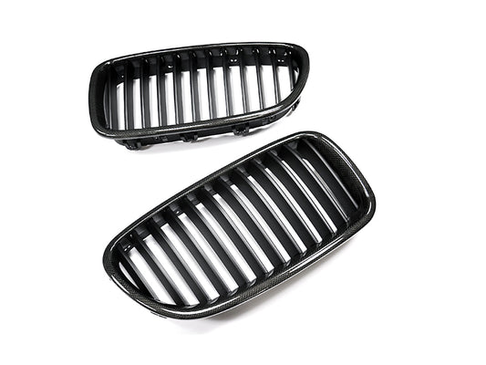 AutoTecknic Carbon Fiber Front Grille Set - F10 Sedan/ F11 Wagon | 5-Series