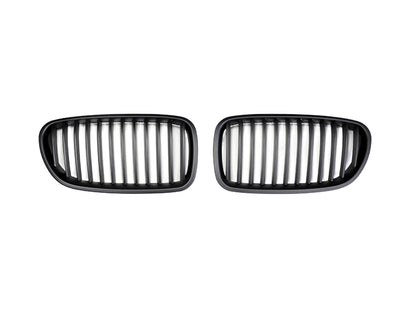 AutoTecknic Stealth Black Front Grille Set - F10 Sedan/ F11 Wagon | 5-Series