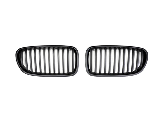 AutoTecknic Stealth Black Front Grille Set - F10 Sedan/ F11 Wagon | 5-Series