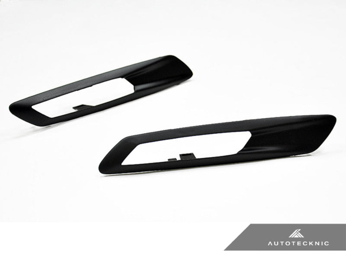 AutoTecknic Replacement Stealth Black Fender Light Trims - F10 Sedan / F11 Wagon | 5 Series
