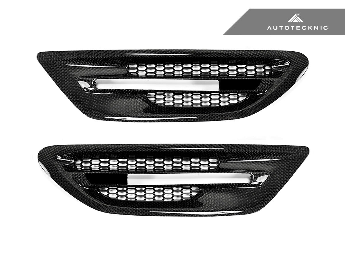 AutoTecknic Replacement Carbon Fiber Fender Vents - F10 Sedan | M5