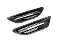 AutoTecknic Replacement Stealth Black Fender Vents - F10 Sedan | M5