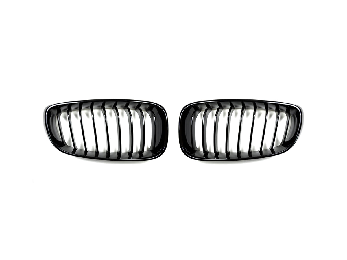 AutoTecknic Gloss Black Front Grille Set - F34 3-Series Gran Turismo