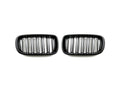 AutoTecknic Dual-Slats Stealth Black Front Grille Set BMW  F15 X5 | F85 X5M & F16 X6 | F86 X6M