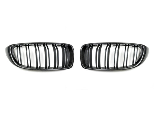 AutoTecknic Dual-Slats Carbon Fiber Front Grille Set - F32/ F36 4-Series | F80 M3 | F82 M4