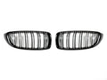 AutoTecknic Dual-Slats Gloss Black Front Grille Set - F32/ F36 4-Series | F80 M3 | F82 M4