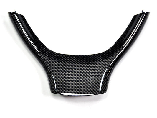 AutoTecknic Carbon Fiber Steering Wheel Trim - F10 M5 Pre-LCI & 5-Series MSport | F06/ F12/ F13 6-Series | F01/ F02 7-Series