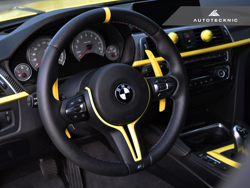 AutoTecknic Painted Steering Wheel Trim - F87 M2 | F80 M3 | F82/ F83 M4 | F10 M5 LCI | F06/ F12/ F13 M6