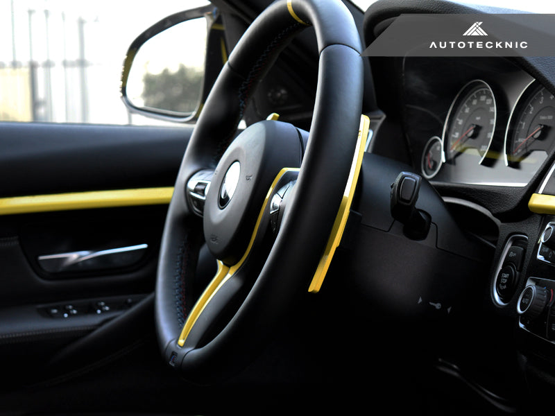AutoTecknic Painted Steering Wheel Trim - F87 M2 | F80 M3 | F82/ F83 M4 | F10 M5 LCI | F06/ F12/ F13 M6