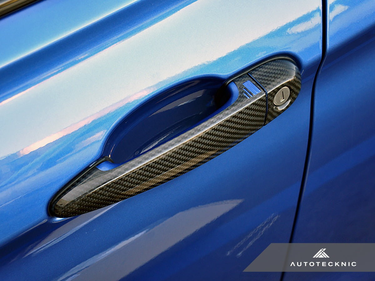 AutoTecknic Dry Carbon Fiber Door Handle Trims - F80 M3 | F82/ F83 M4