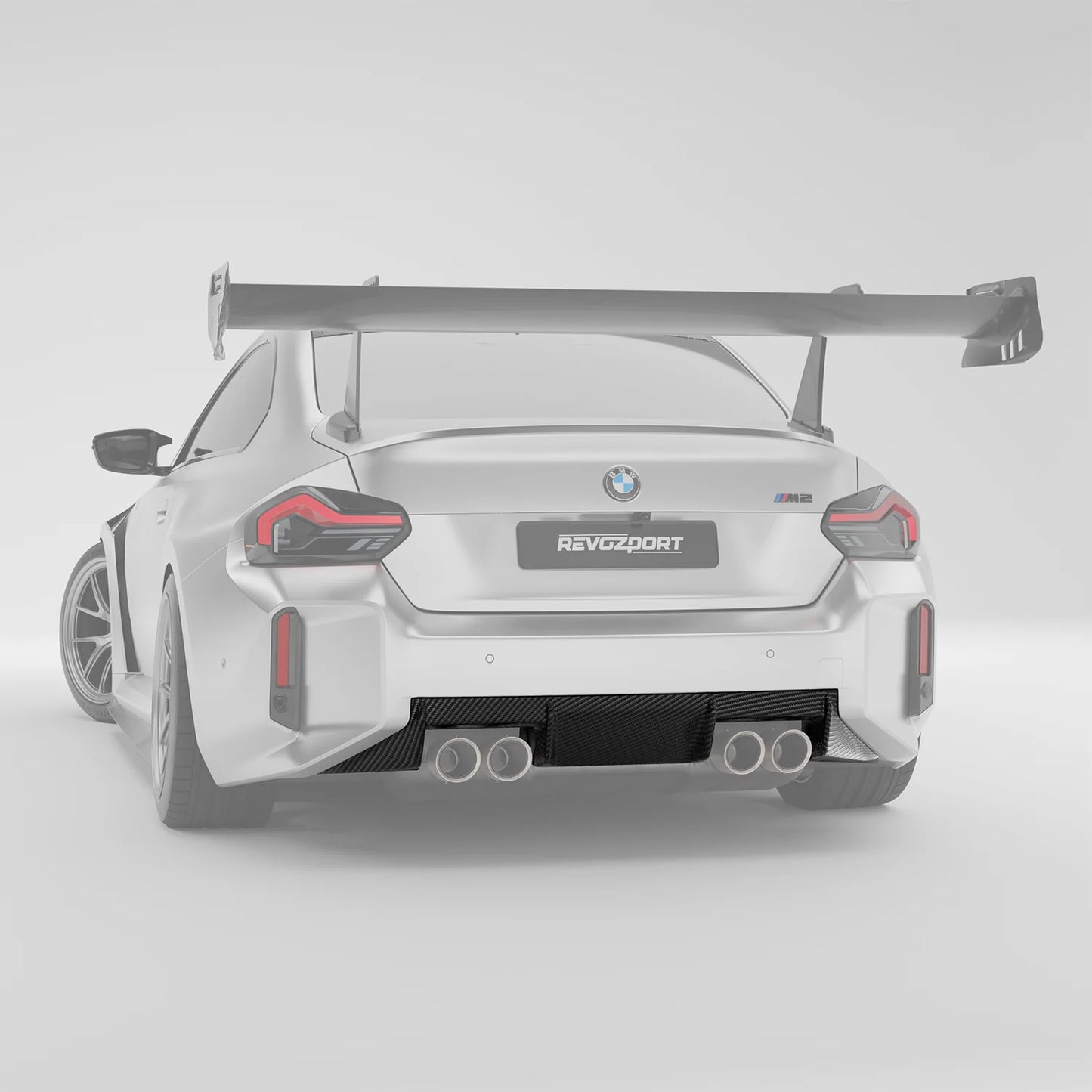 Revozport Carbon Fiber OEM Replacement Diffuser for Racing BMW M2 G87