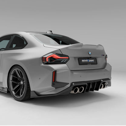 Revozport Carbon Fiber Rear Diffuser BMW G87 M2 S58