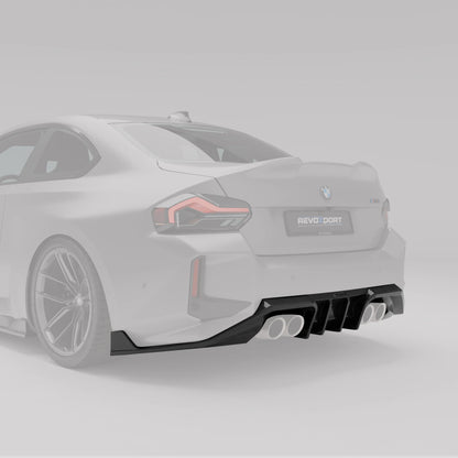Revozport Carbon Fiber Rear Diffuser BMW G87 M2 S58