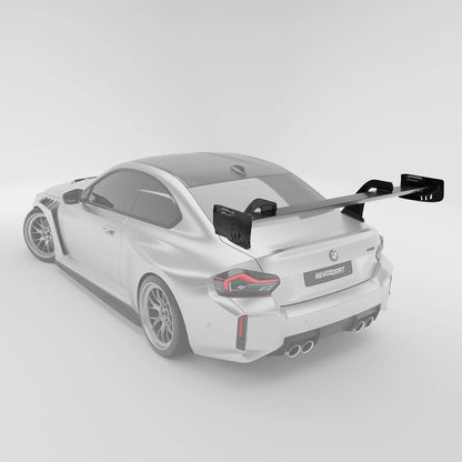 Revozport Carbon Fiber Rear Wing For Racing Swan Nack BMW M2 G87