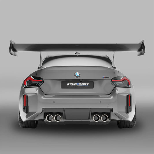 Revozport Carbon Fiber Rear Wing For Racing Swan Nack BMW M2 G87