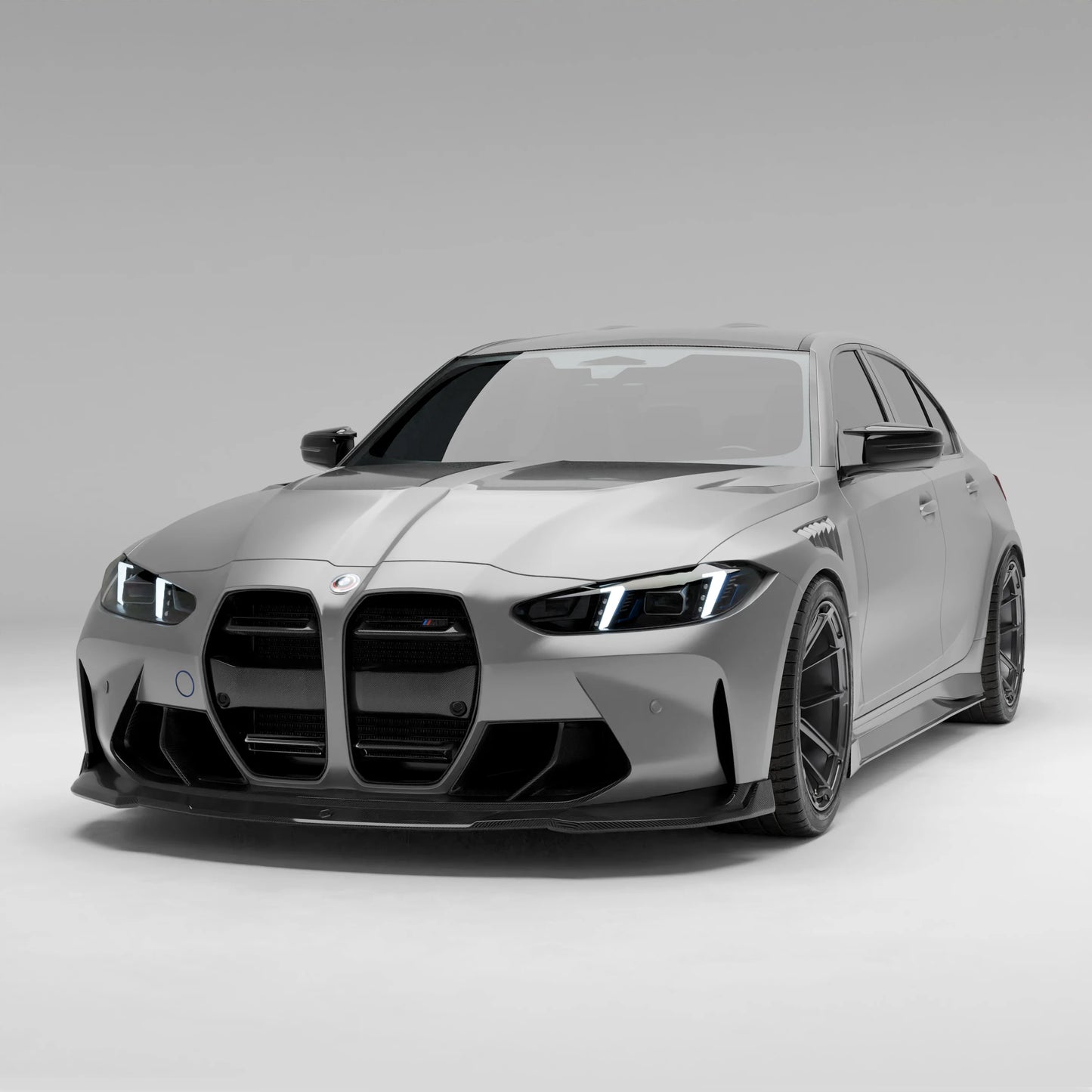 Revozport Carbon Fiber Front Lip BMW G80 G81 M3 G82 G83 M4 S58