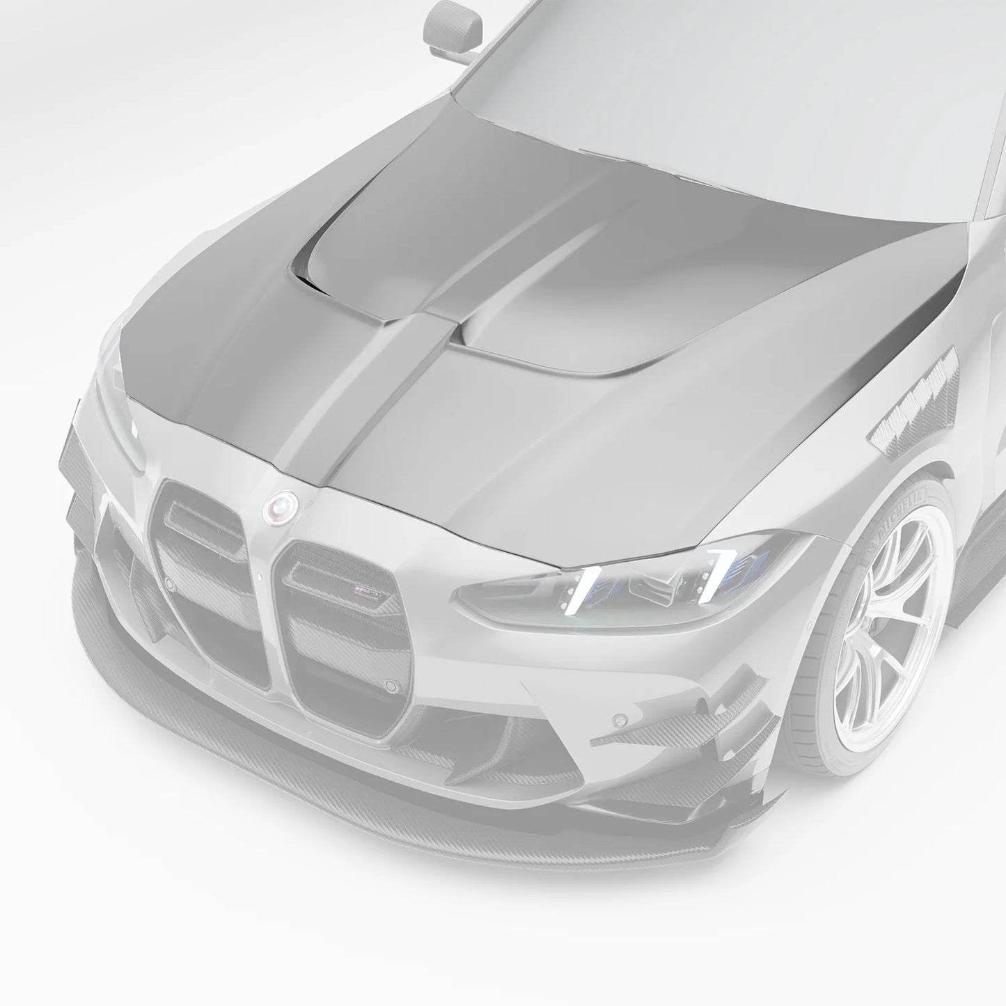 Revozport Carbon Fiber Racing Hood for BMW G80 G81 M3 G82 G83 M4 S58