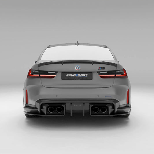 Revozport Carbon Fiber Rear Diffuser BMW G80 M3 S58