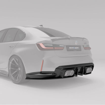 Revozport Carbon Fiber Rear Diffuser BMW G80 M3 S58