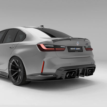 Revozport Carbon Fiber Rear Diffuser BMW G80 M3 S58