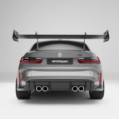 Revozport Carbon Fiber Rear Wing for BMW G80 M3 S58